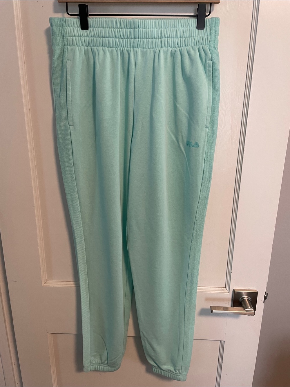 FILA Mint Green French Terry Jogger Sweatpants